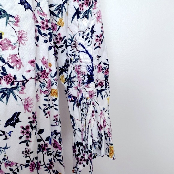 Black and White Sheath Dress with Bishop Sleeves for Wedding Guest - Picture 6 of 14